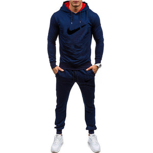 New Men Sportswear Hoodies Pants Set Spring Track Suit Clothes Casual Tracksuit Men Sweatshirts Coats Male Joggers Streetwear