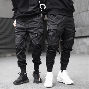 Mens Joggers Pants Black Trousers Sweat Pants Streetwear Dance Sports Sweatpants Casual Drawstring Hip Hop Pants Mens Clothing