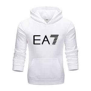 New fashion brand sweatshirt Tracksuit EA7 prints thermal Men Sports Sets  Thick hoodie+Pants Sporting jogger suits men Sets S